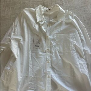 Djerf Avenue breezy white shirt